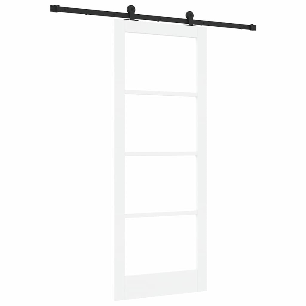 Skydedør ORKDAL Hvid og sort 83 x 211 cm