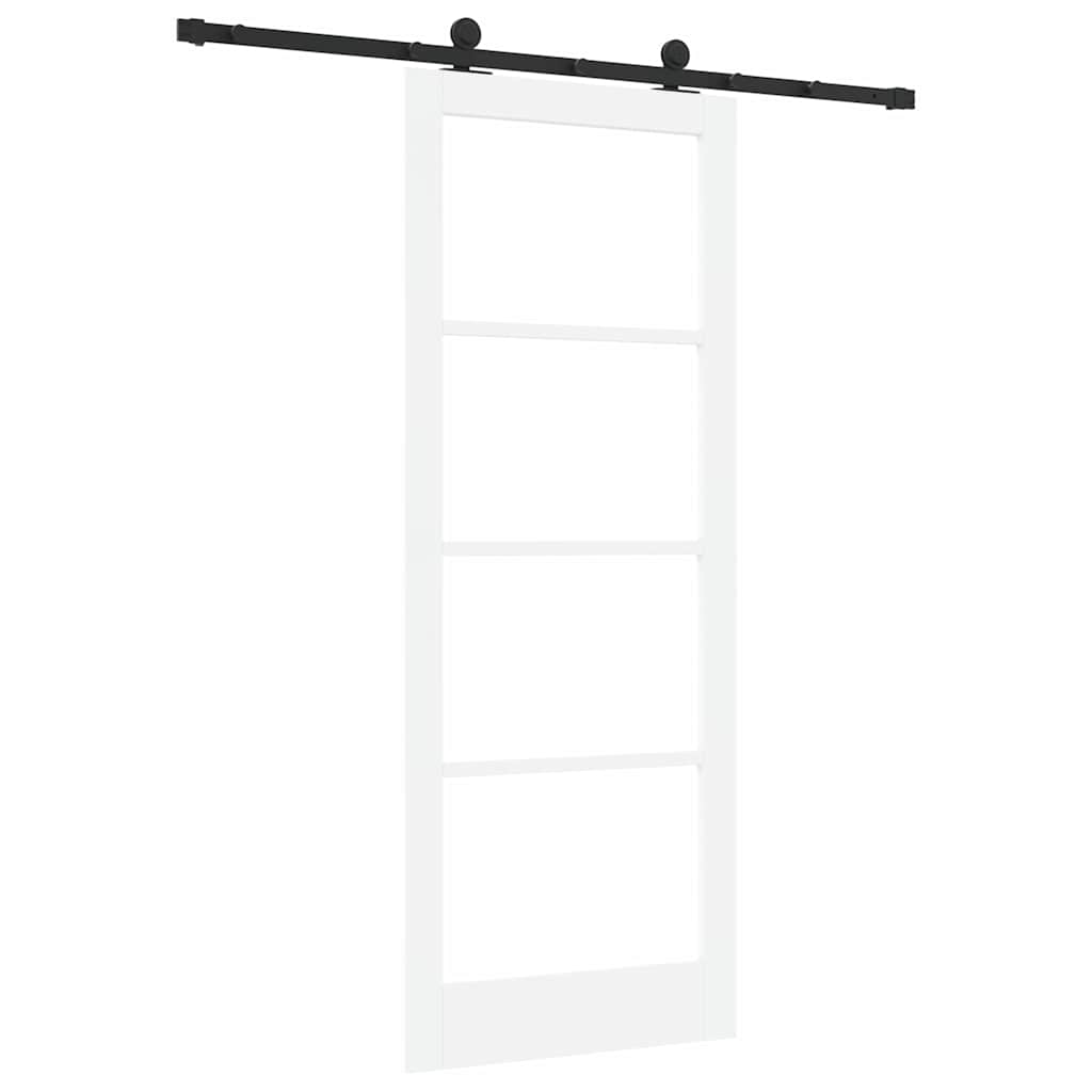 Skydedør ORKDAL Hvid og sort 83 x 211 cm