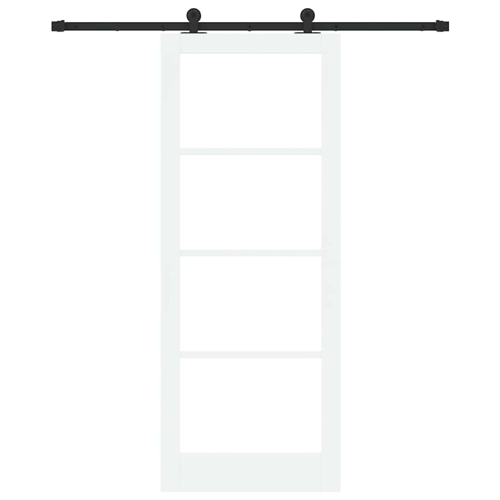 Skydedør ORKDAL Hvid og sort 83 x 211 cm