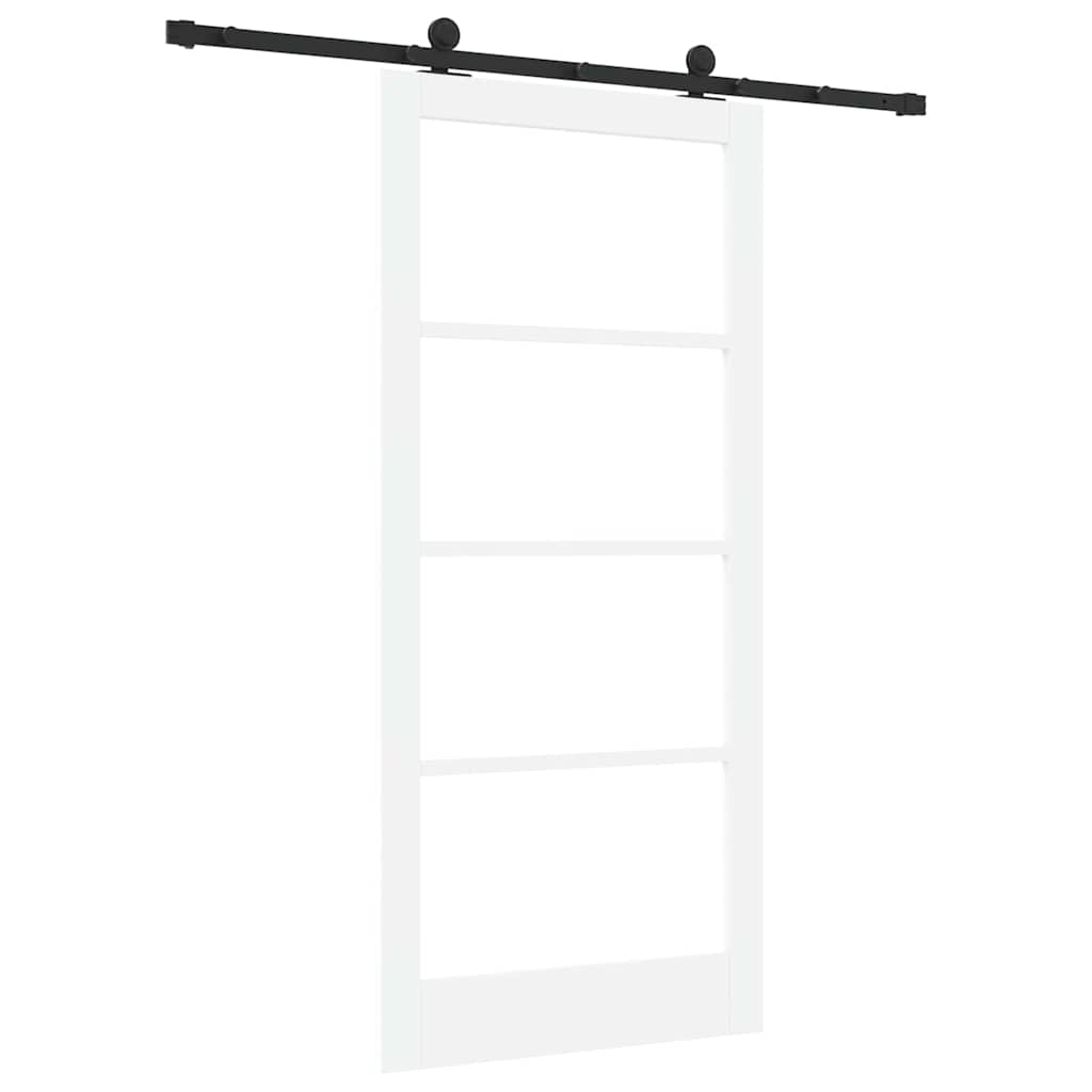 Skydedør ORKDAL Hvid og sort 93 x 202 cm