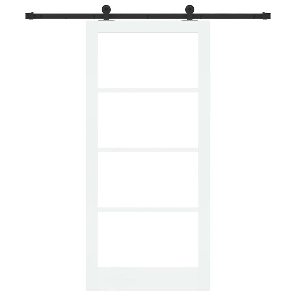 Skydedør ORKDAL Hvid og sort 93 x 202 cm