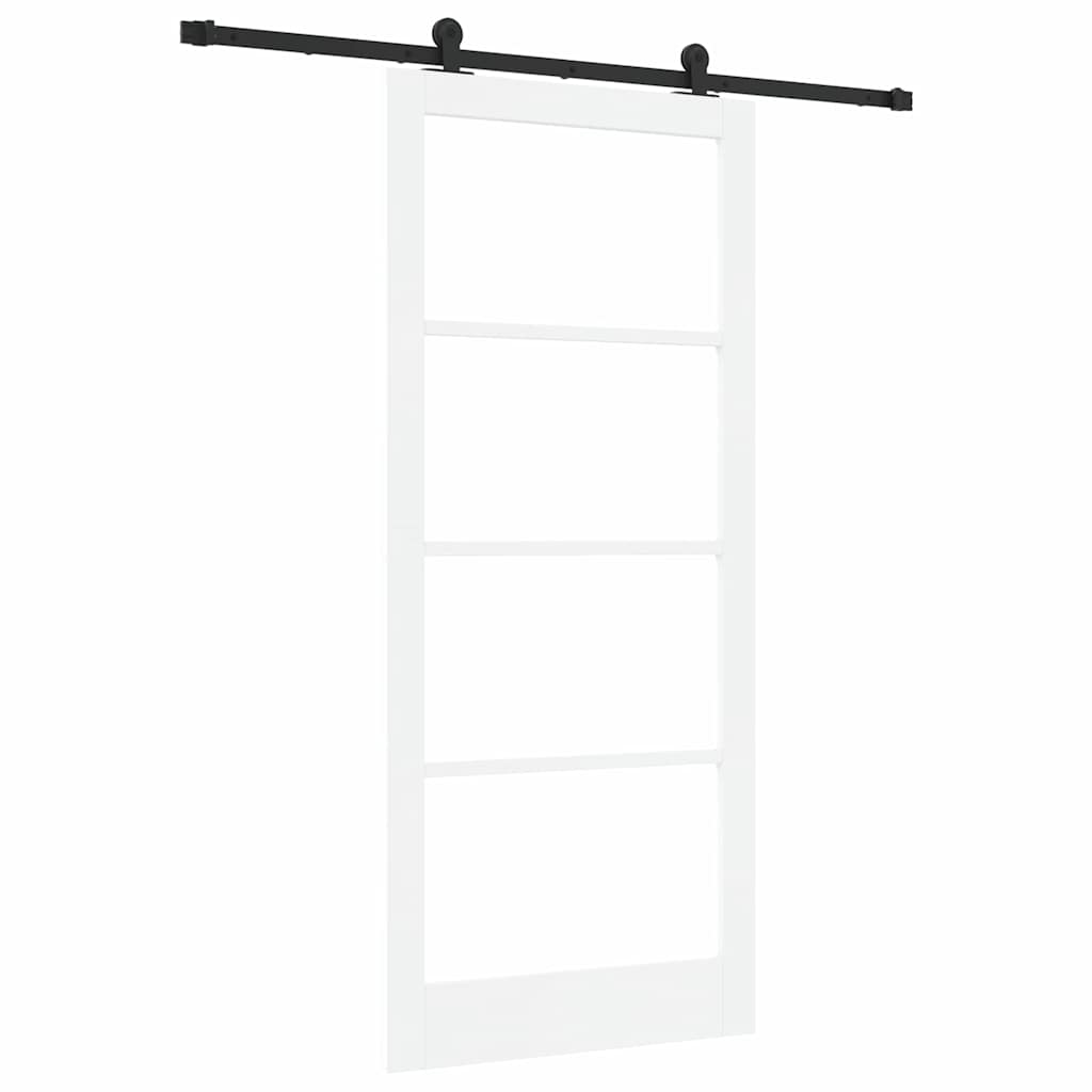 Skydedør ORKDAL Hvid og sort 93 x 211 cm