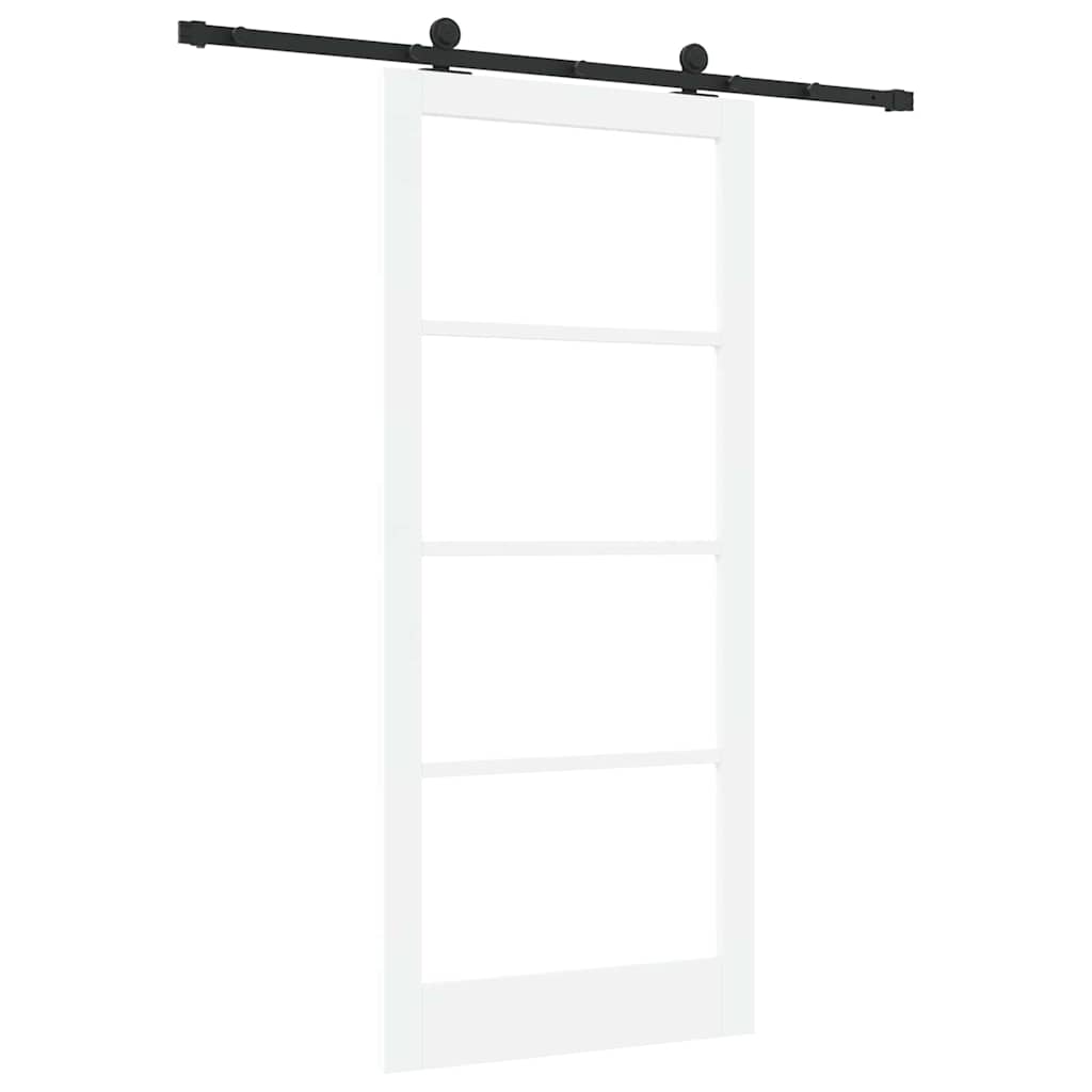Skydedør ORKDAL Hvid og sort 93 x 211 cm