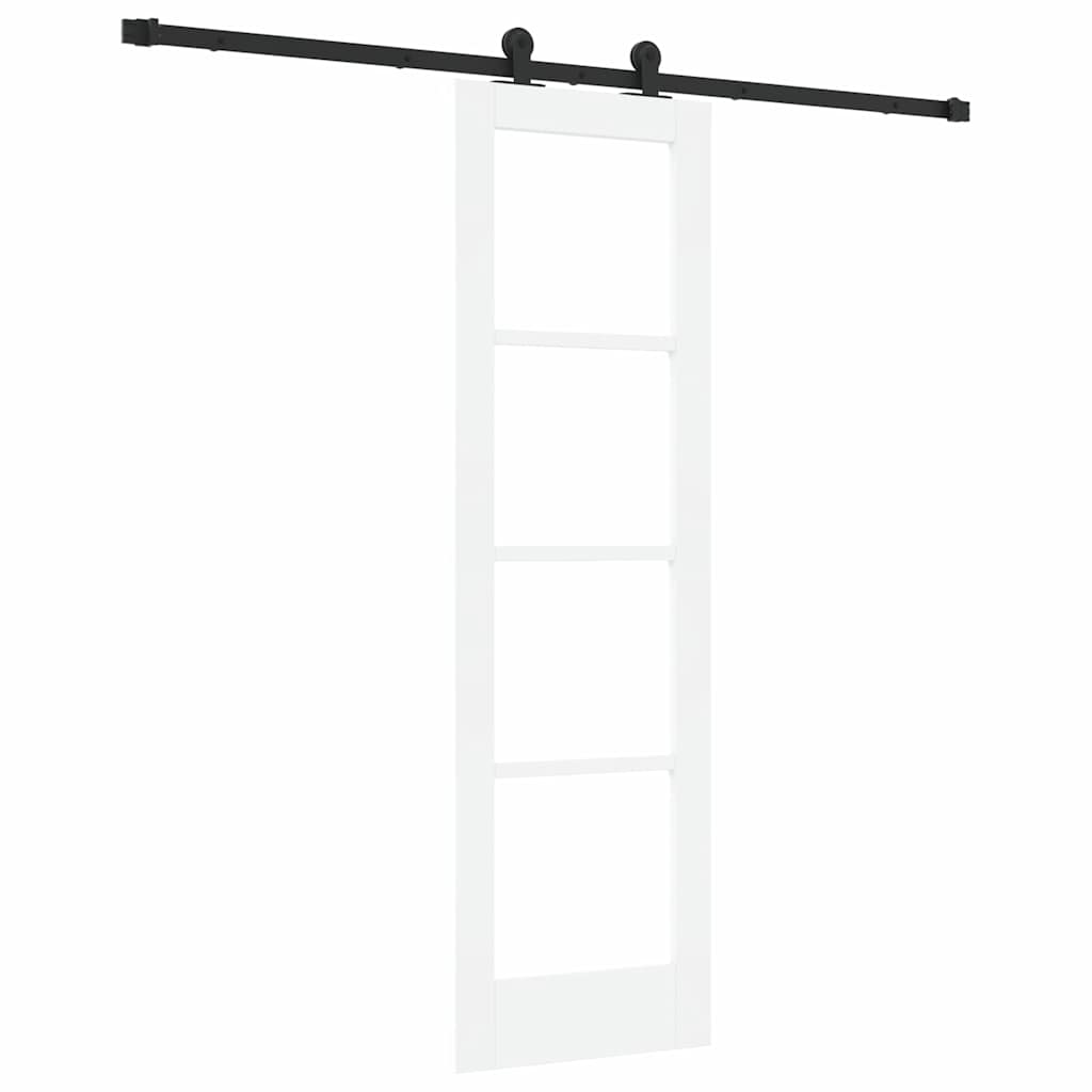 Skydedør ORKDAL Hvid og sort 61 x 198,5 cm