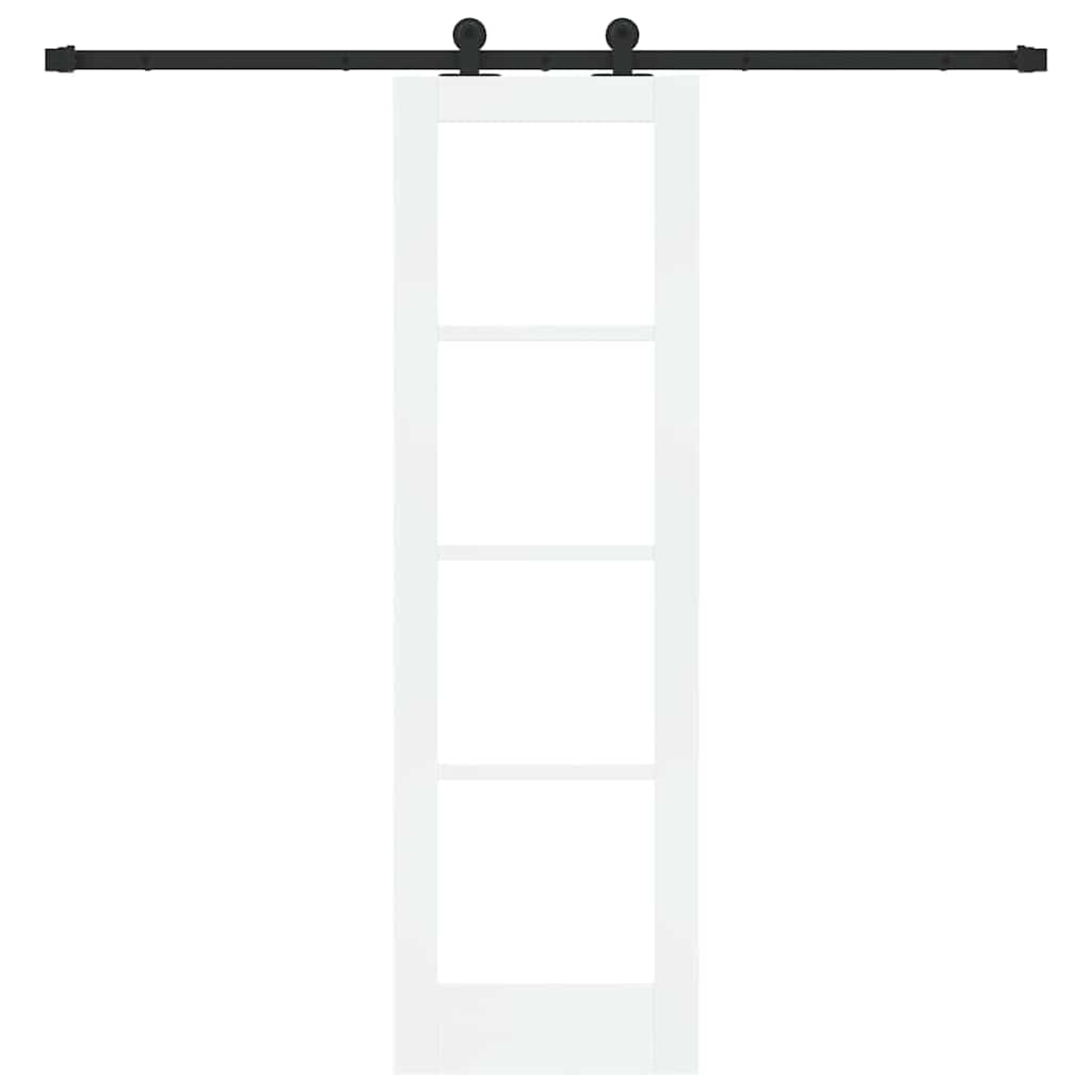 Skydedør ORKDAL Hvid og sort 61 x 198,5 cm