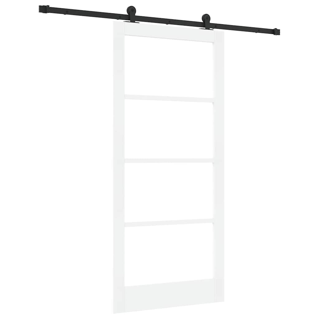 Skydedør ORKDAL Hvid og sort 93 x 202 cm