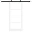 Skydedør ORKDAL Hvid og sort 93 x 202 cm