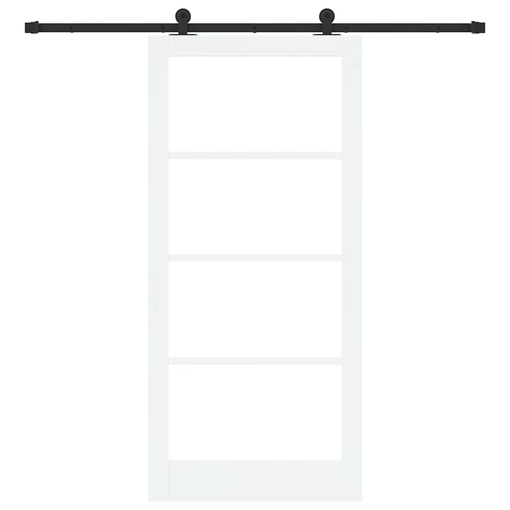 Skydedør ORKDAL Hvid og sort 93 x 202 cm