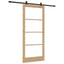 Skydedør ORKDAL Naturlig og sort 93 x 211 cm
