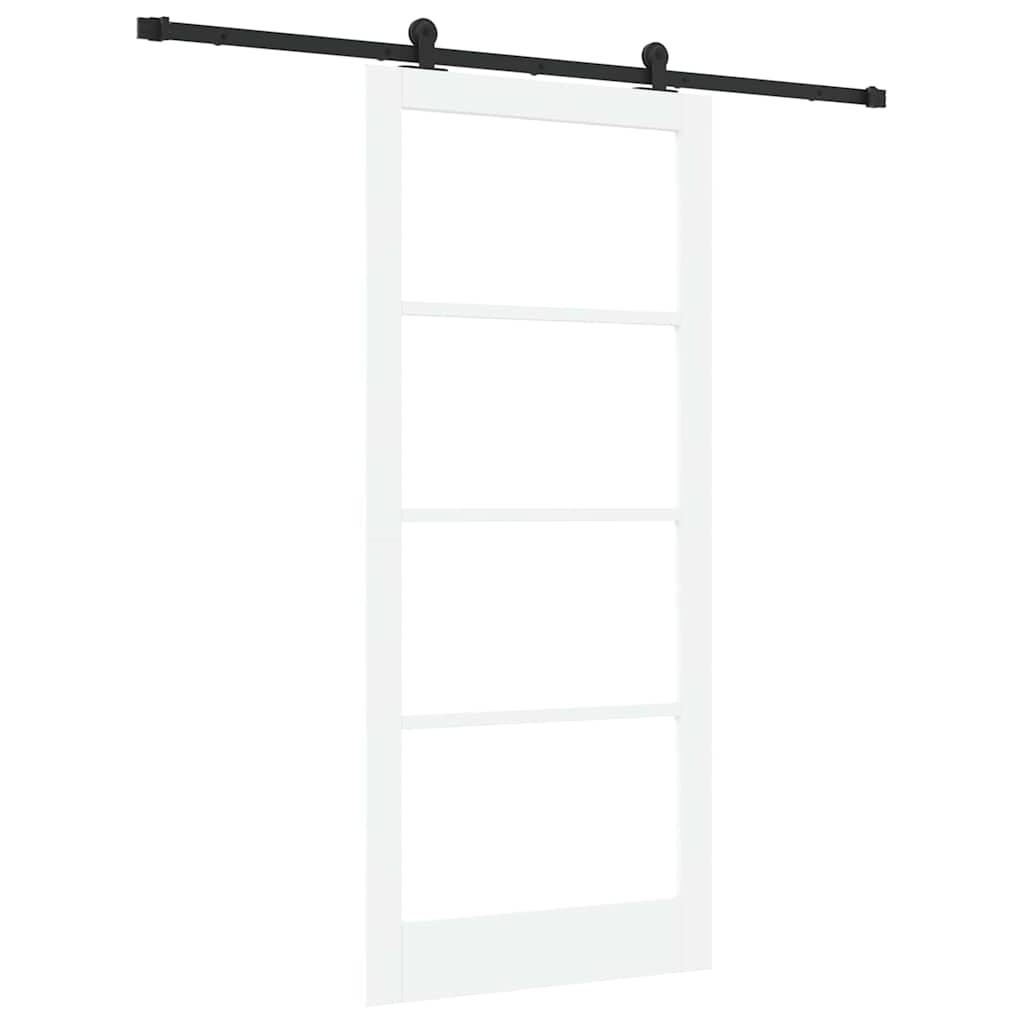 Skydedør ORKDAL Hvid og sort 93 x 211 cm