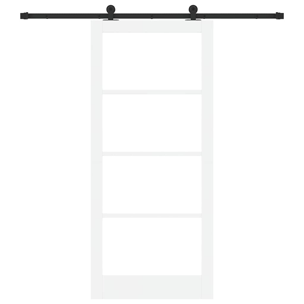 Skydedør ORKDAL Hvid og sort 93 x 211 cm