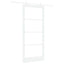 Skydedør ORKDAL Hvid 93 x 211 cm Massivt fyrretræ og glas