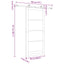 Skydedør ORKDAL Hvid 93 x 211 cm Massivt fyrretræ og glas