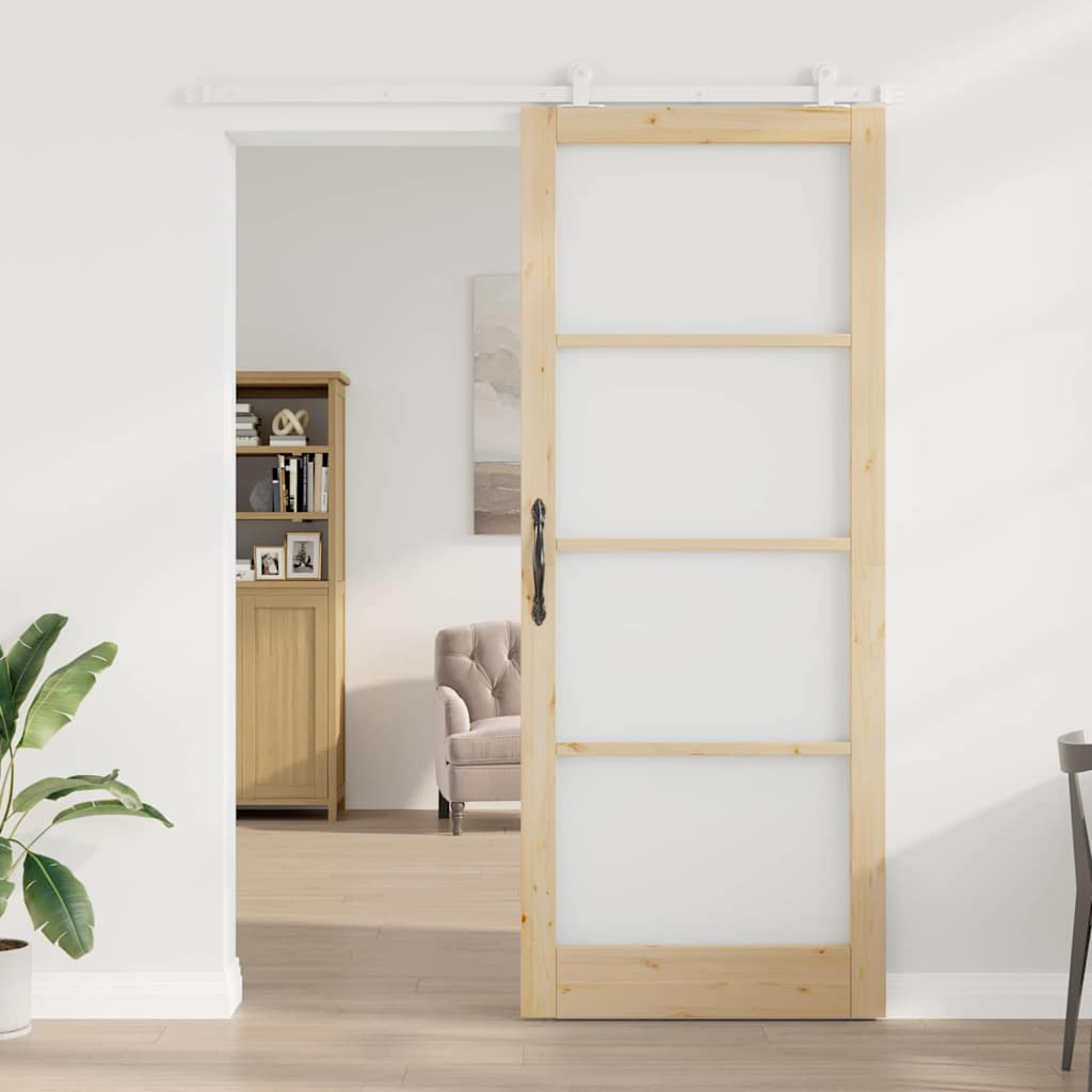 Skydedør ORKDAL Naturfarvet 93 x 232 cm