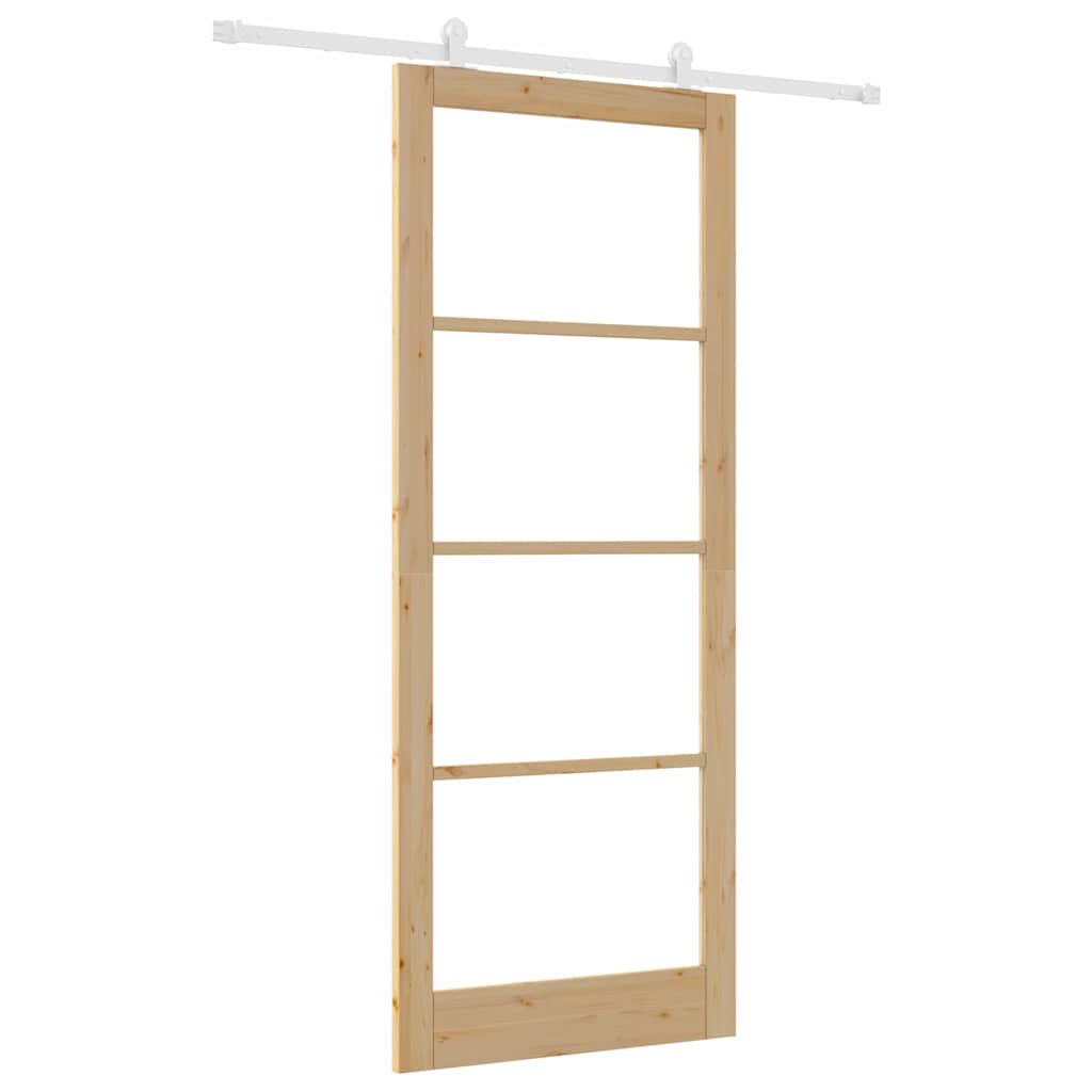 Skydedør ORKDAL Naturfarvet 93 x 232 cm