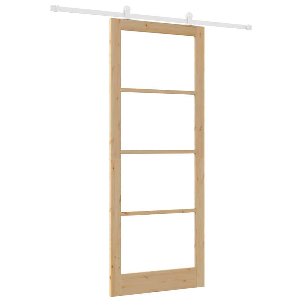 Skydedør ORKDAL Naturfarvet 93 x 232 cm