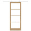 Skydedør ORKDAL Naturfarvet 93 x 232 cm