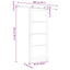 Skydedør ORKDAL Hvid 93 x 232 cm Massivt fyrretræ og glas