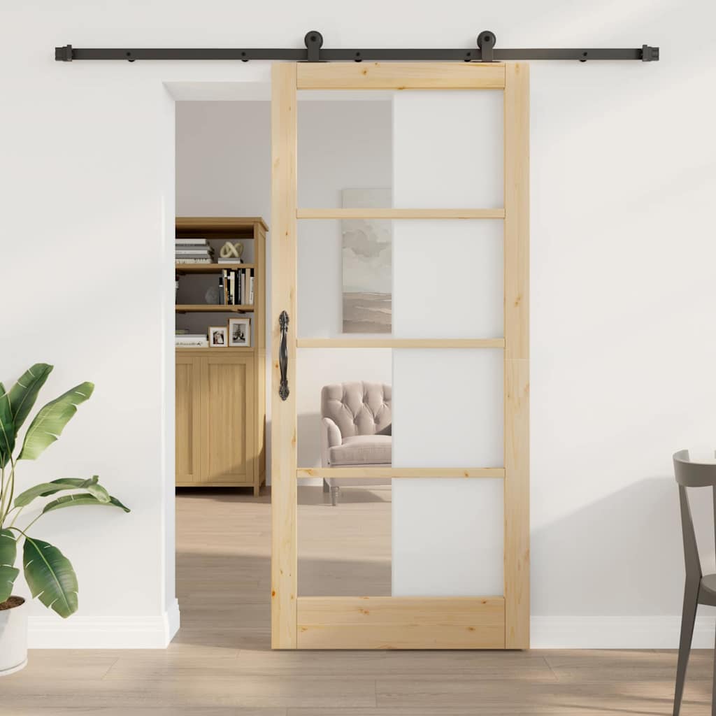 Skydedør ORKDAL Naturfarvet 93 x 211 cm