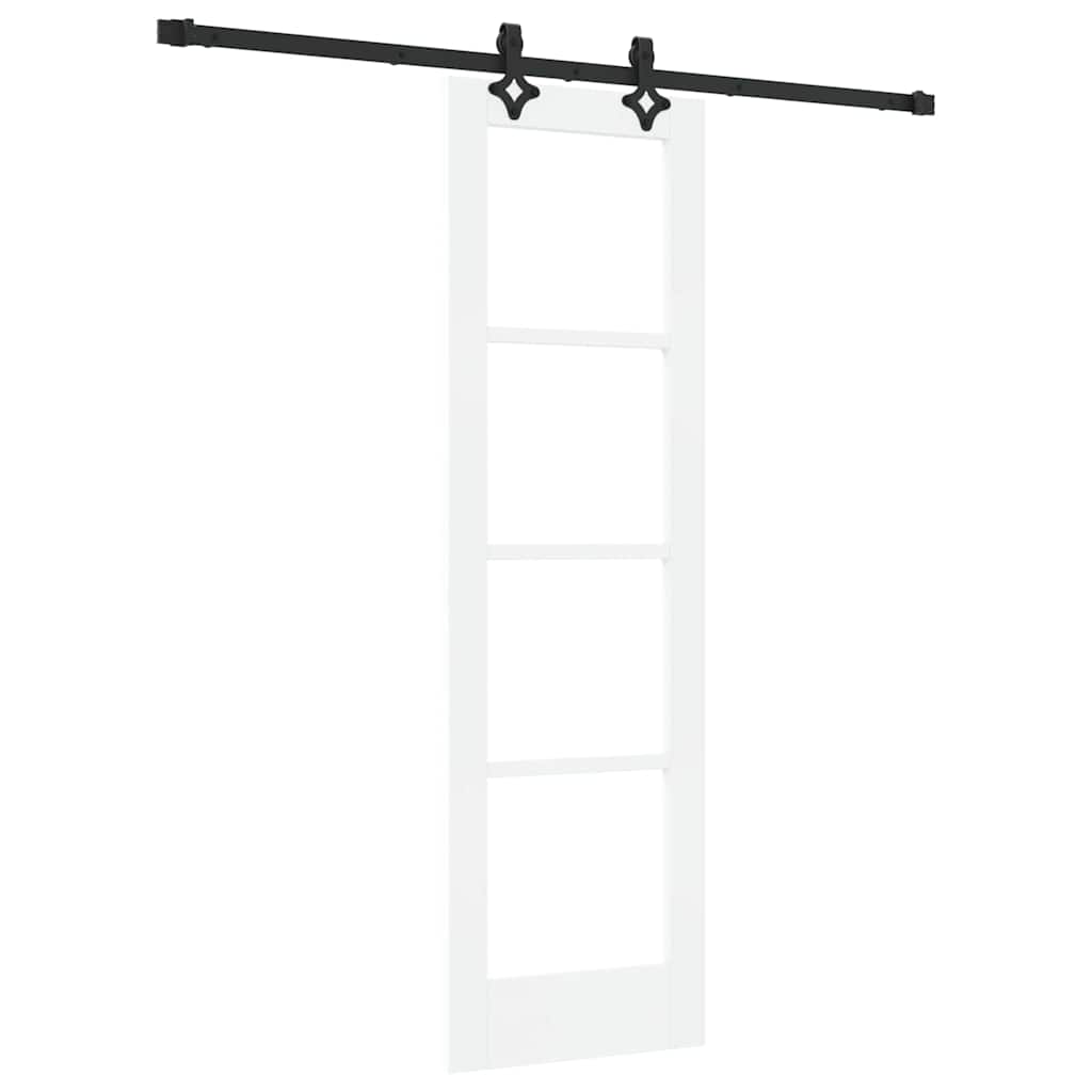 Skydedør ORKDAL Hvid og sort 61 x 198,5 cm