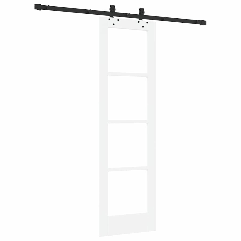 Skydedør ORKDAL Hvid og sort 61 x 198,5 cm