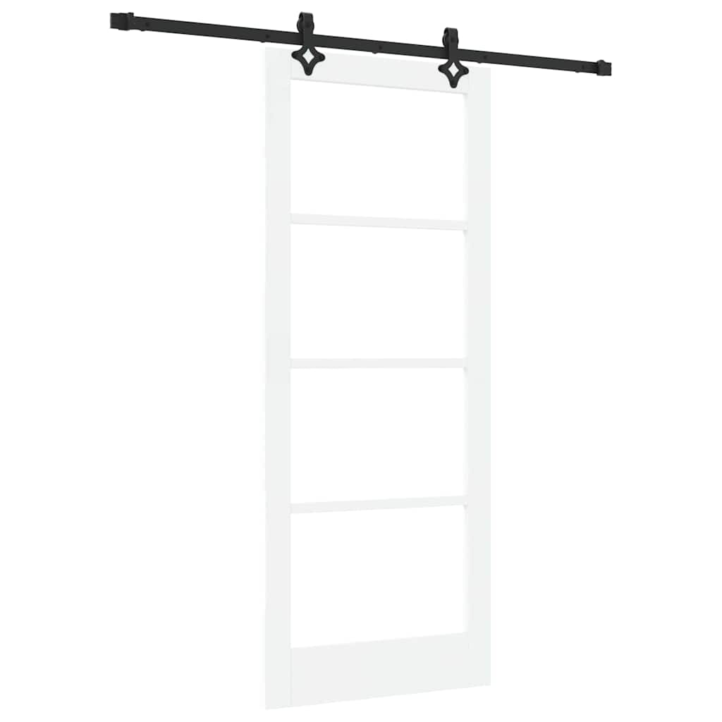 Skydedør ORKDAL Hvid og sort 83 x 202 cm