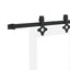 Skydedør ORKDAL Hvid og sort 83 x 211 cm
