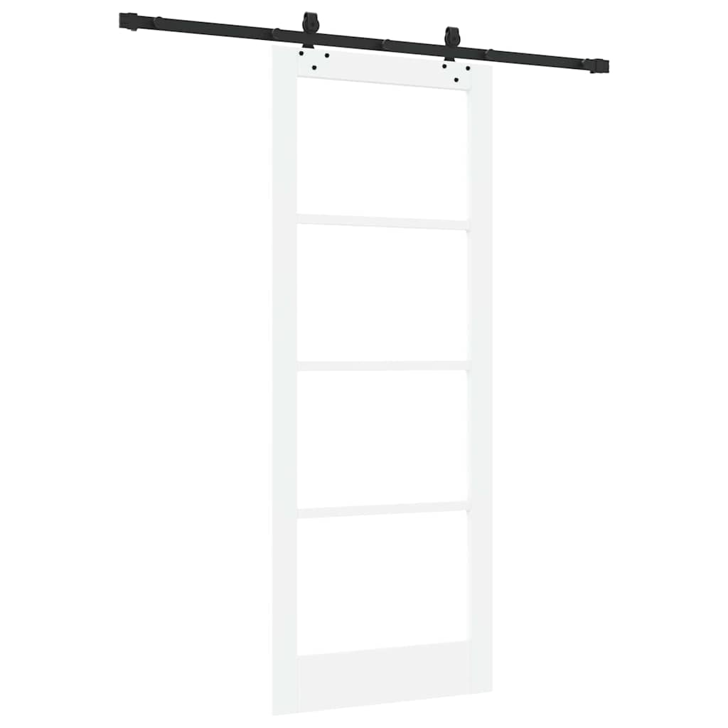 Skydedør ORKDAL Hvid og sort 83 x 211 cm