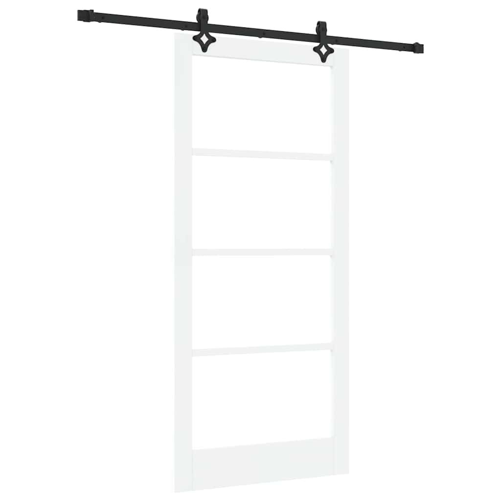 Skydedør ORKDAL Hvid og sort 93 x 202 cm