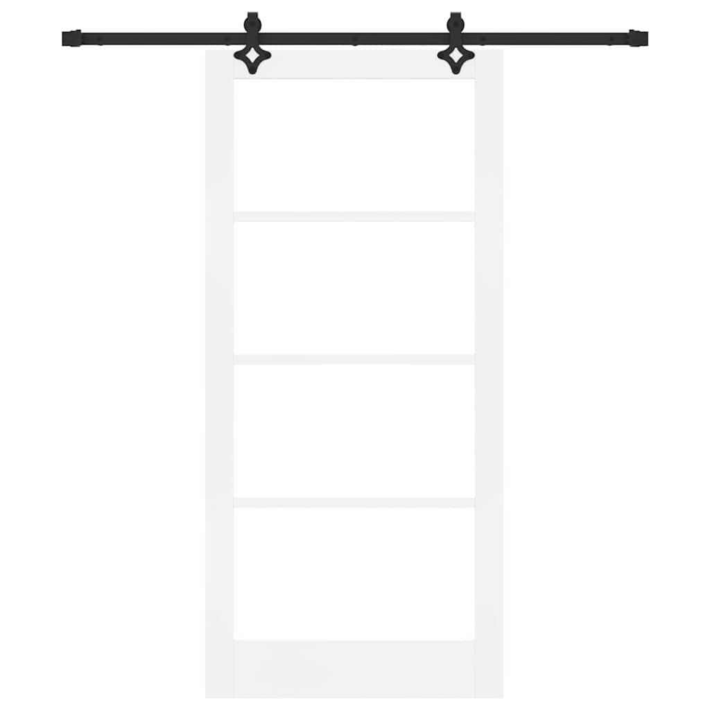 Skydedør ORKDAL Hvid og sort 93 x 202 cm