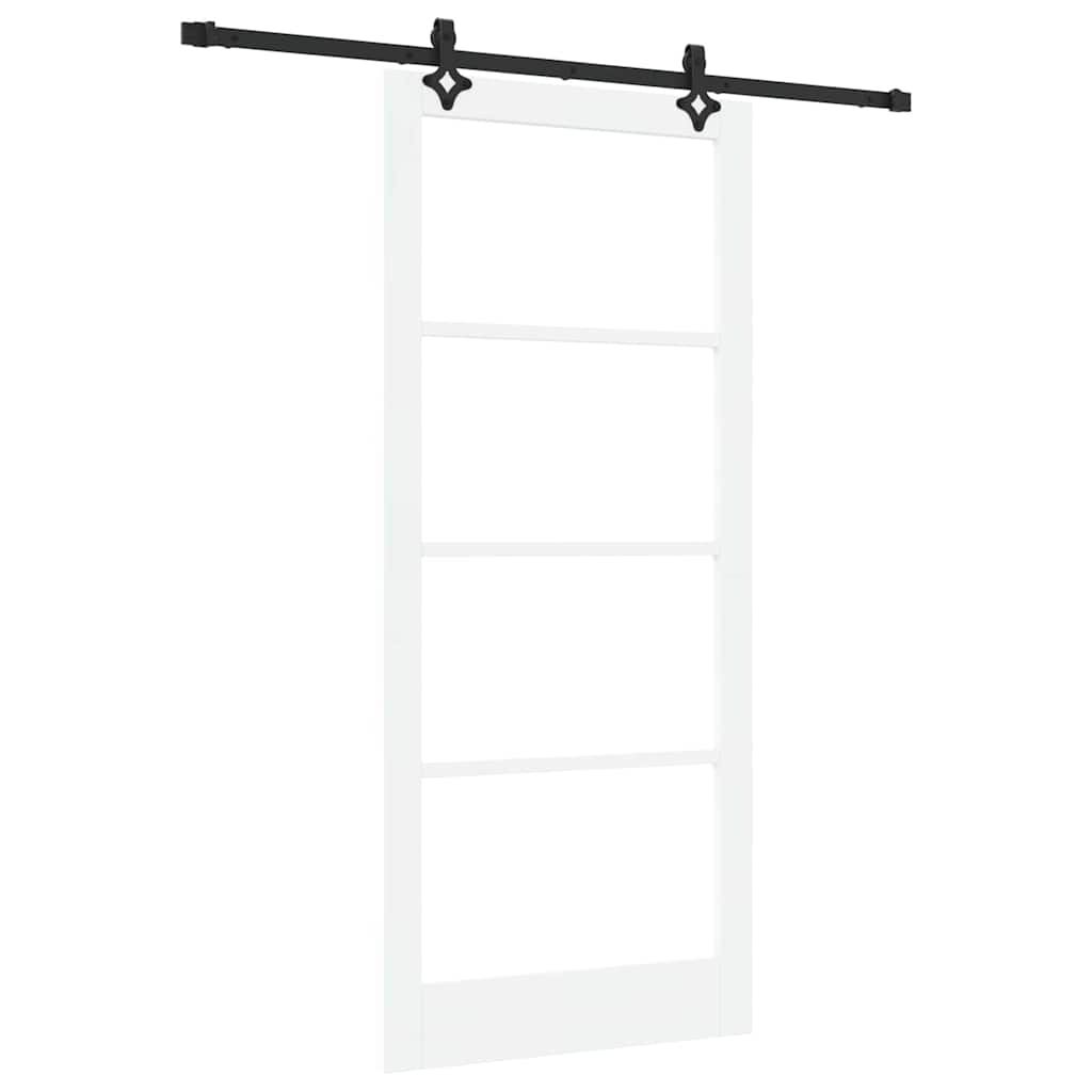Skydedør ORKDAL Hvid og sort 93 x 211 cm