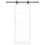 Skydedør ORKDAL Hvid og sort 93 x 232 cm