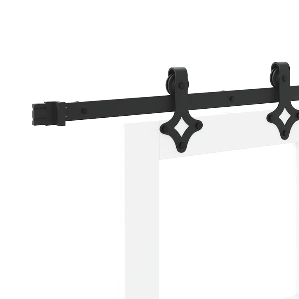 Skydedør ORKDAL Hvid og sort 61 x 198,5 cm