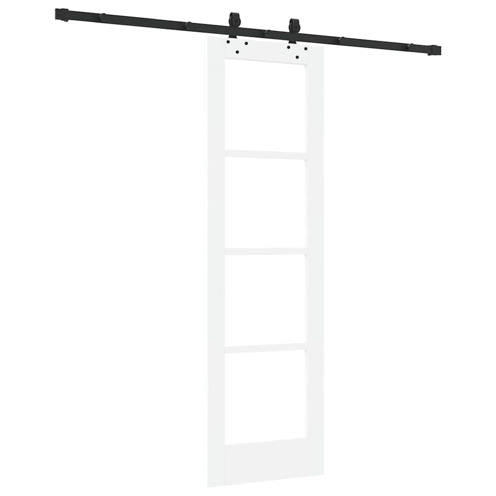 Skydedør ORKDAL Hvid og sort 61 x 198,5 cm