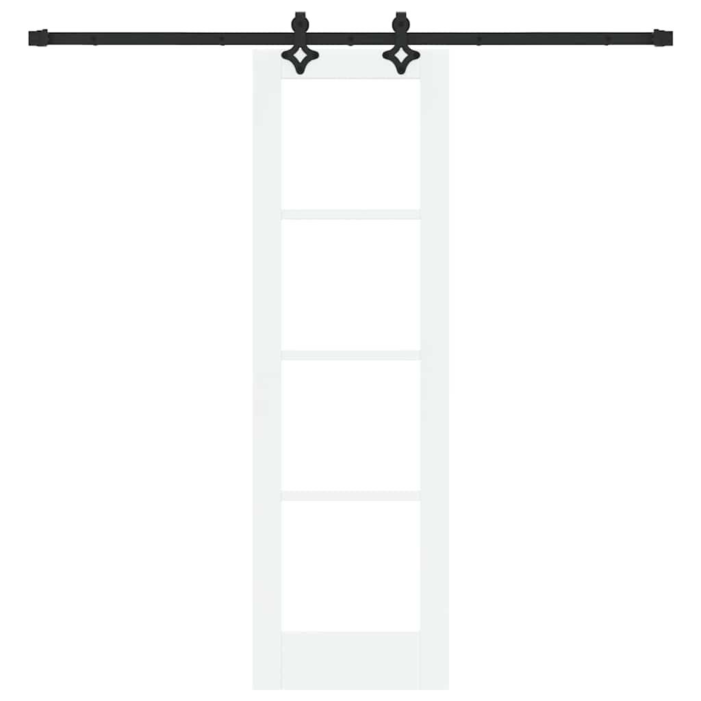 Skydedør ORKDAL Hvid og sort 61 x 198,5 cm