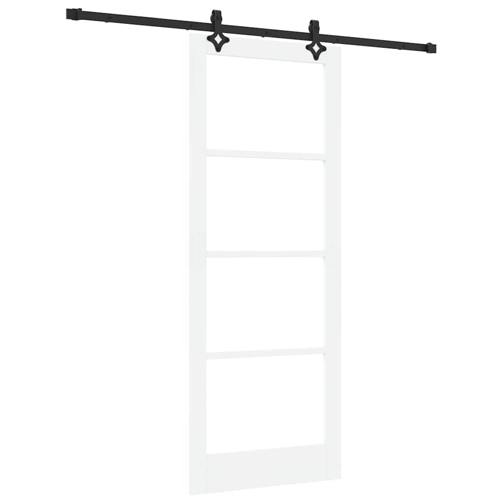 Skydedør ORKDAL Hvid og sort 83 x 211 cm