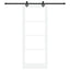 Skydedør ORKDAL Hvid og sort 83 x 211 cm