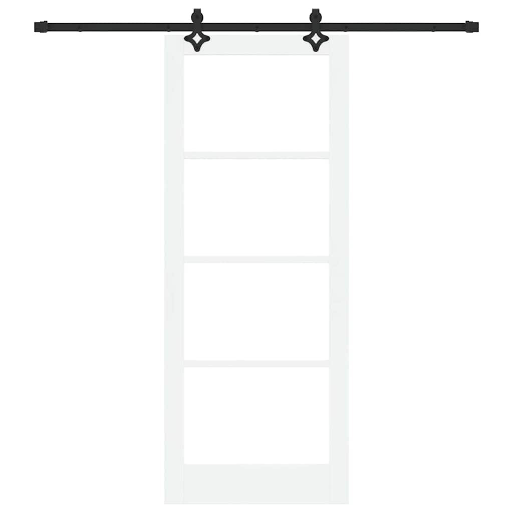 Skydedør ORKDAL Hvid og sort 83 x 211 cm