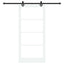 Skydedør ORKDAL Hvid og sort 93 x 202 cm