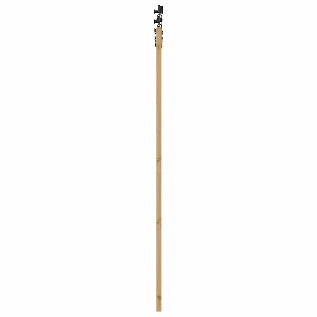Skydedør ORKDAL Naturlig og sort 93 x 211 cm