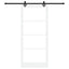 Skydedør ORKDAL Hvid og sort 93 x 211 cm