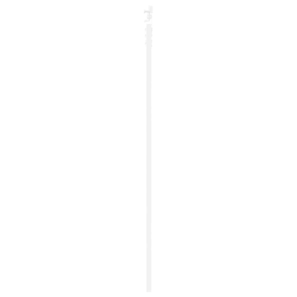 Skydedør Hvid 93 x 202 cm Massivt fyrretræ og glas