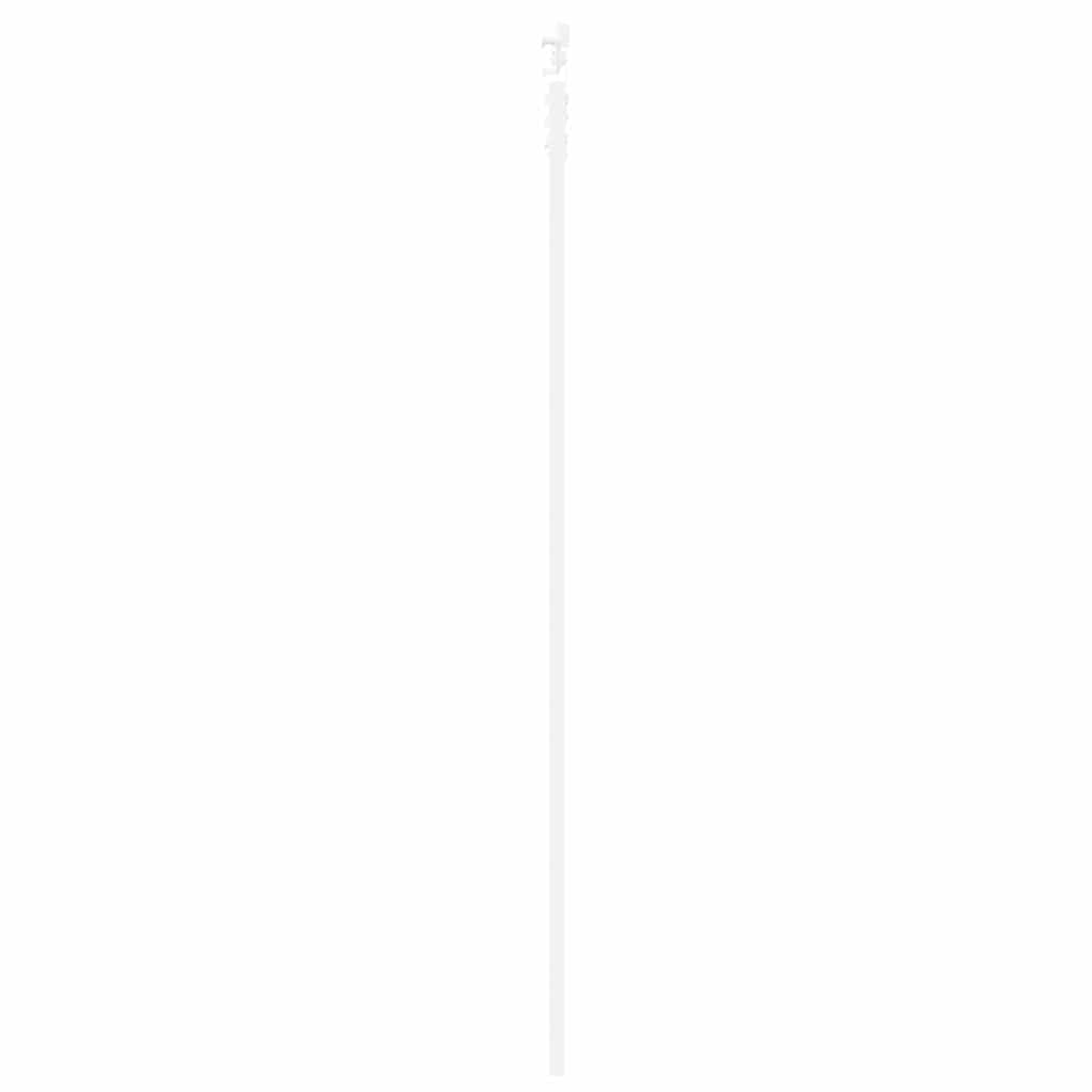 Skydedør Hvid 93 x 232 cm Massivt fyrretræ og glas