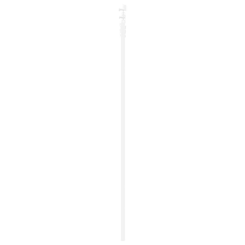 Skydedør Hvid 61 x 198,5 cm Massivt fyrretræ og glas