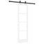 Skydedør Hvid 61 x 198,5 cm Massivt fyrretræ og glas