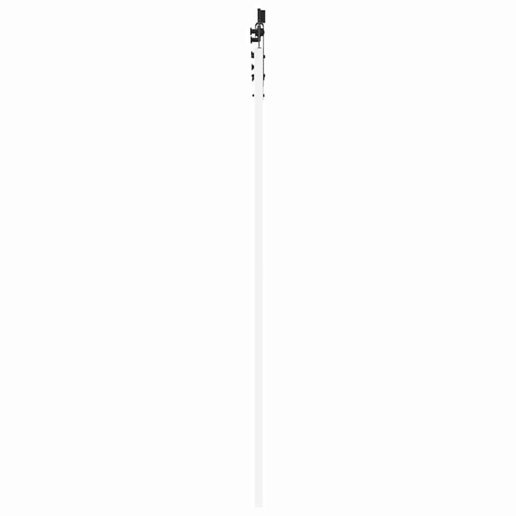 Skydedør Hvid 93 x 202 cm Massivt fyrretræ og glas