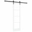 Skydedør Hvid 61 x 198,5 cm Massivt fyrretræ og glas