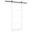 Skydedør Hvid 93 x 211 cm Massivt fyrretræ og glas