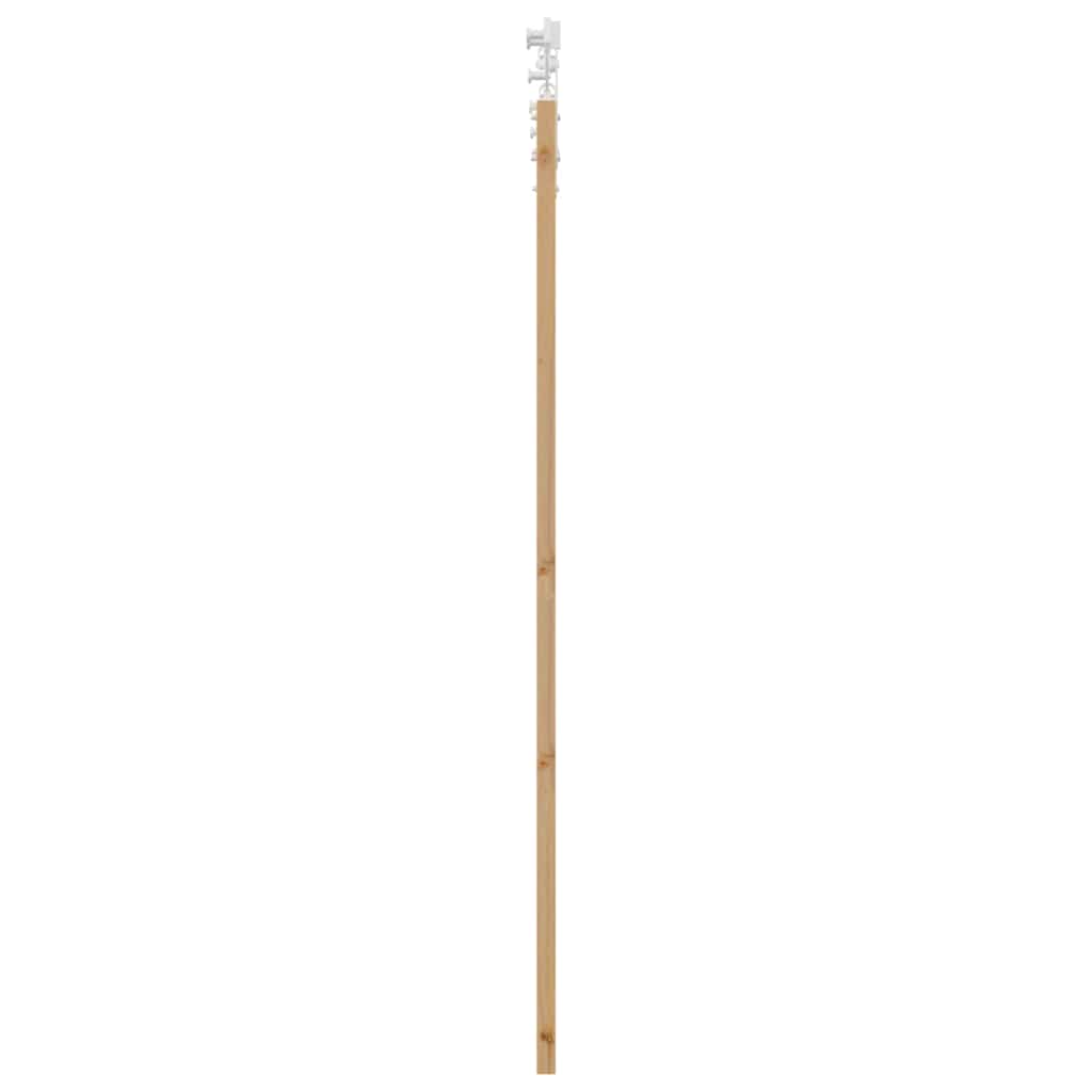 Skydedør Naturfarvet 61 x 198,5 cm Massivt fyrretræ og glas