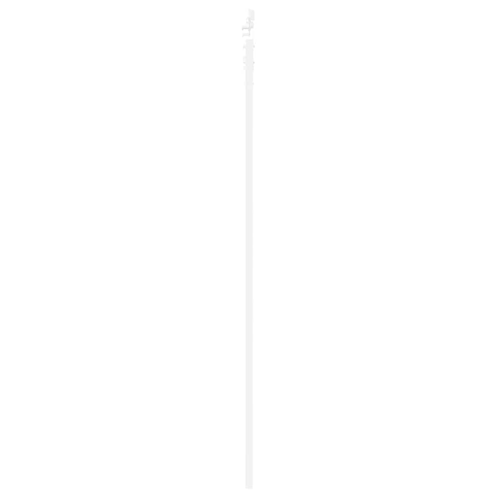 Skydedør Hvid 93 x 232 cm Massivt fyrretræ og glas